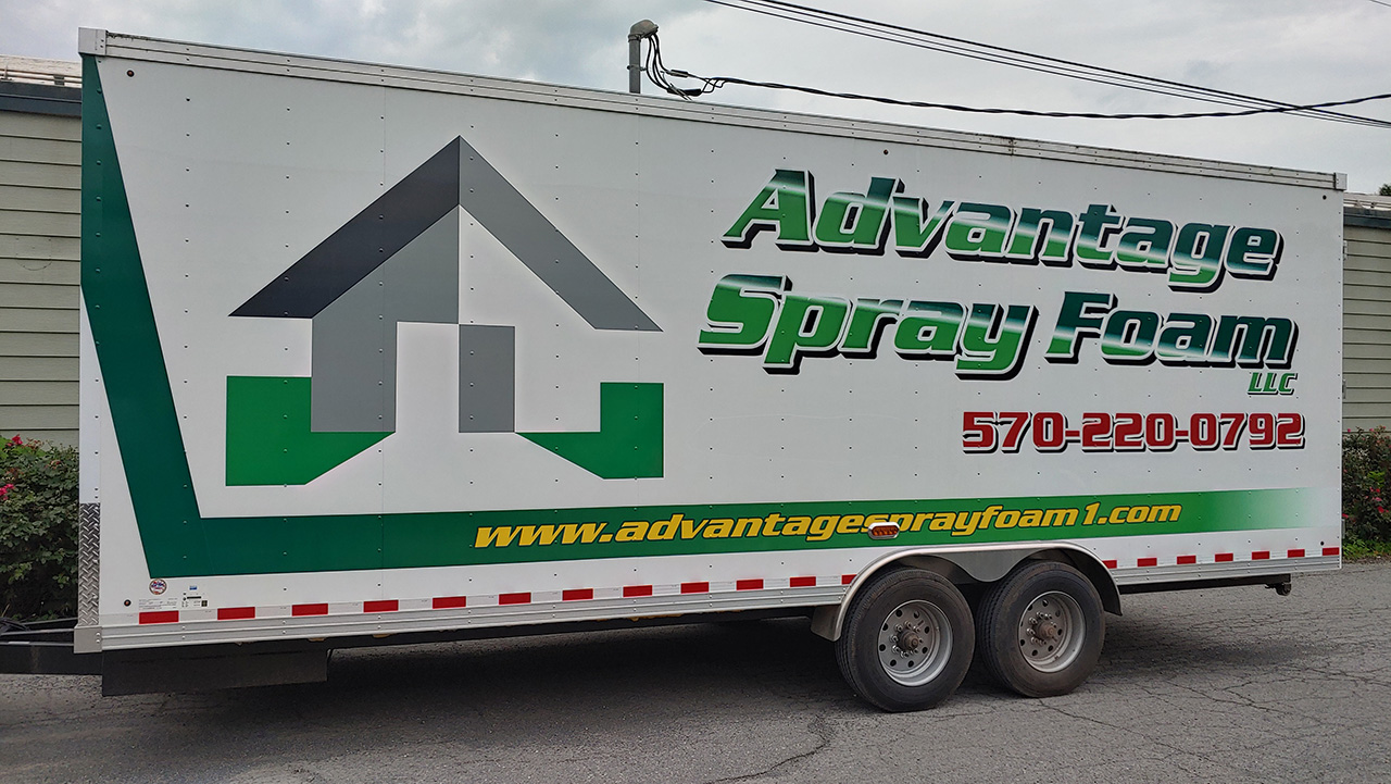 Custom Spray Foam Trailer